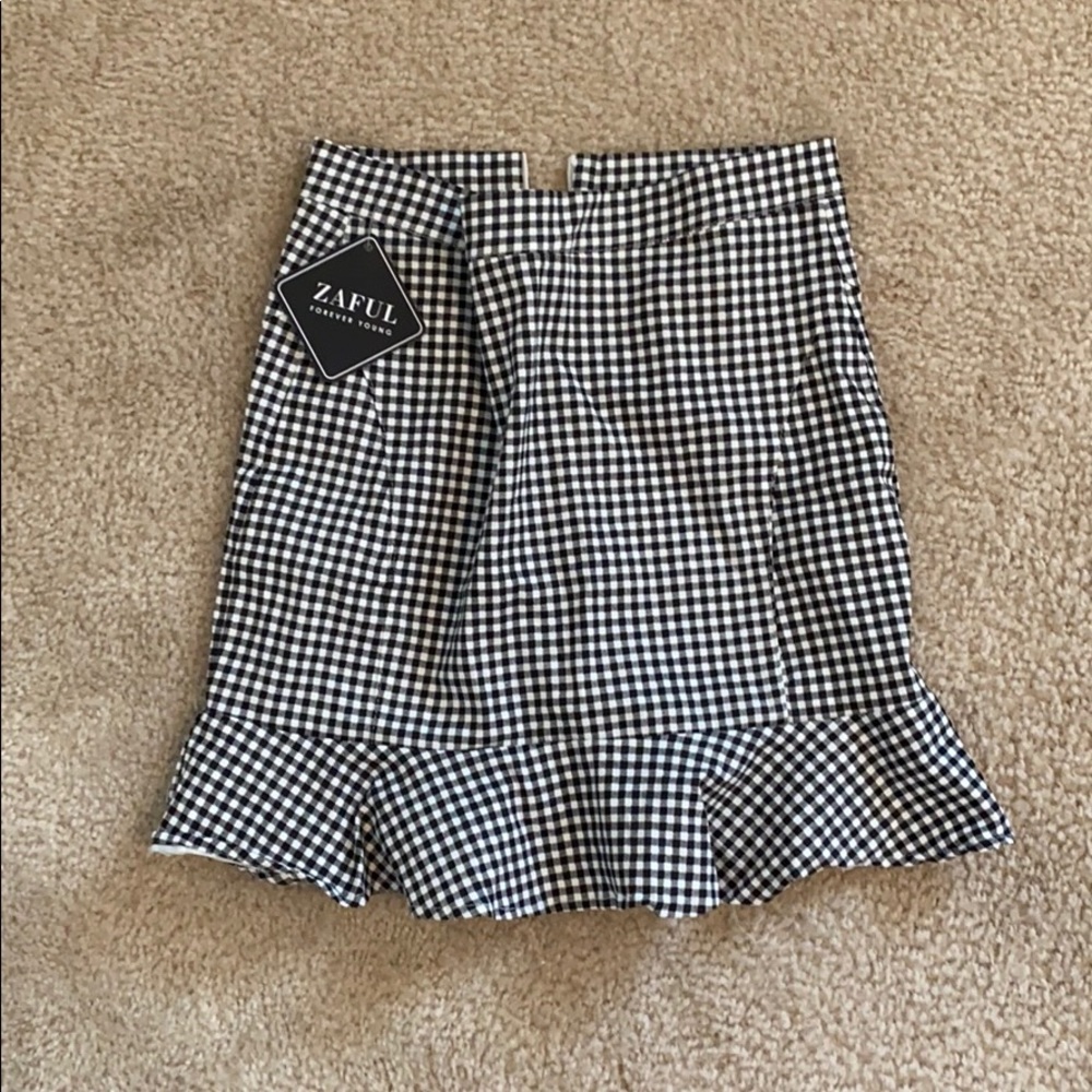 Plaid skirt